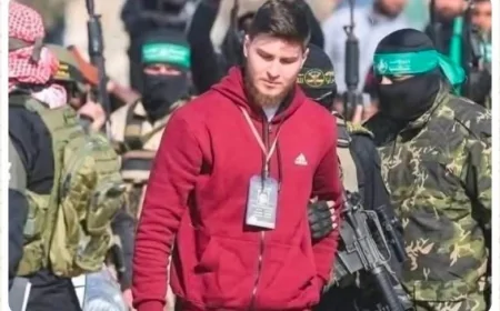 د غزې له زندان نه يوه آزاد کړی شوي اسرائيلي بندي 